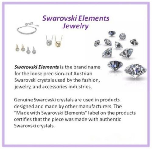 Tachuelas de cristal transparente de 8 mm - Hechas con cristales Swarovski® (#x) - Imagen 4 de 5