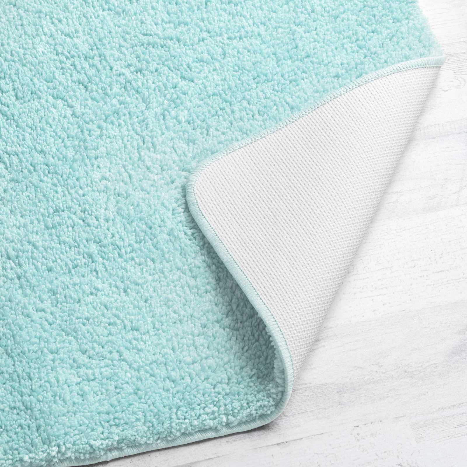 Mainstays Basic 2 Piece Polyester Bath Rug Set, Bath Rug, Clearly Aqua Non-Slip Mainstays Basic 2 Piece Polyester Bath Rug Set, Bath Rug, Clearly Aqua Non-Slip