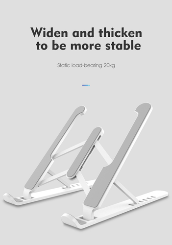 Folding Laptop Stand with Adjustable Angle - Pink - Picture 3 of 10