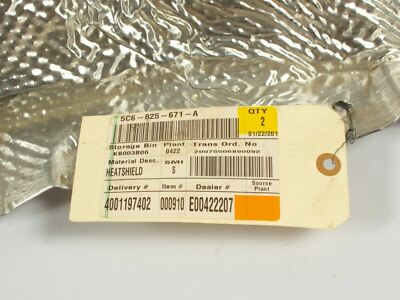 Volkswagen of America 5C6825671A - Exhaust Heat Shield for sale