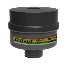 Portwest P976 ABEK2P3 Combination Filter Universal Thread (Pk4), Dual Protection