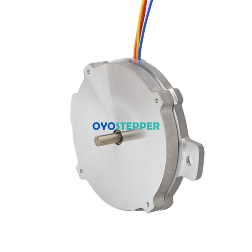 Round Nema 24 Pancake Stepper Moter 1.8deg 6Ncm 4 Wire Φ60x9.6mm 24HR04-1004S