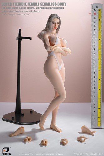 TBLeague 1/6 FEMALE Seamless Figure w/ head buxom Large bust S52 PHICEN - Picture 4 of 8