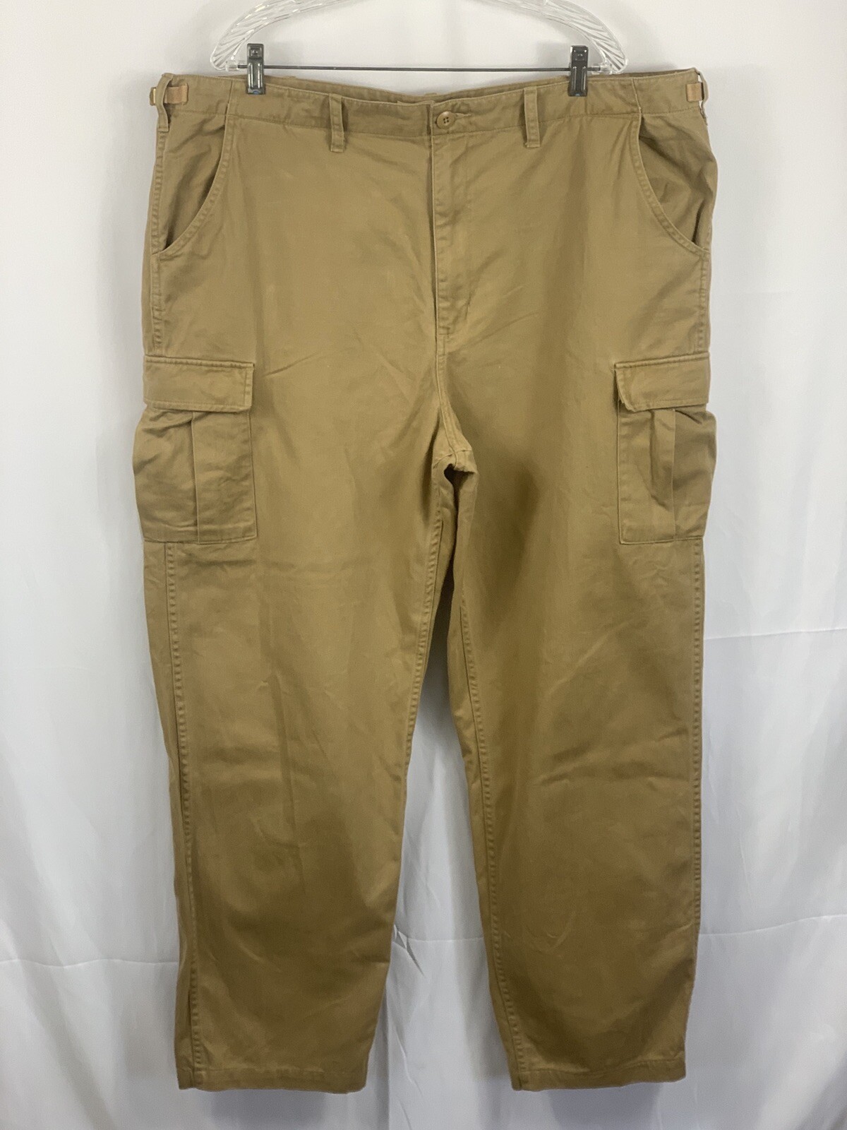 Cabelas Outdoors Hunting Khaki Cargo Pants Men’s 44x3… Gem