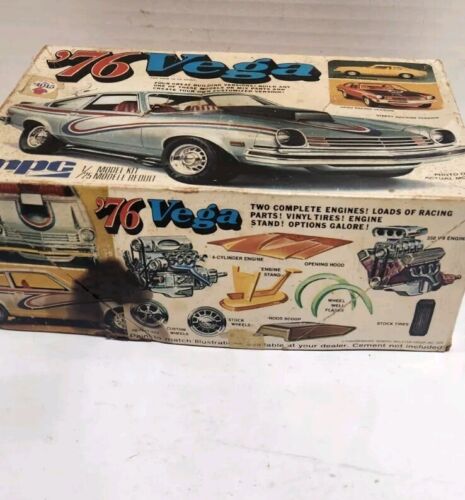 Vintage Mpc 1/25 - '76 Chevy Vega Model Kit RARE - Bild 4 von 9