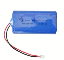 1Pcs Battery 3.7V 4400mAh 1S2P Rechargeable Battery Pack with XH2.54 plug