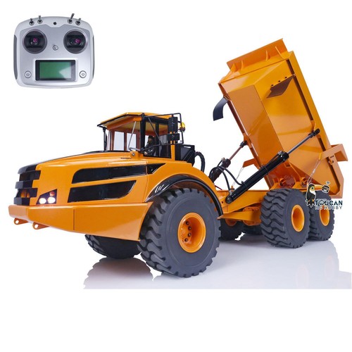 1/14 Radio Control Dumper XDRC RC Hydraulic Articulated Truck 6X6 Model Sound - Picture 3 of 21