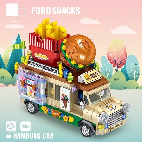 Hamburg Car Building Set  Building Blocks Toy With light Vintage Childhood Serie - Picture 1 of 6