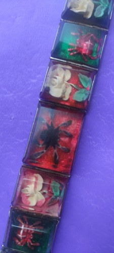 Original Vintage Wriswatch band,Gangster Bracelet Handcrafted Prison art 13t - Picture 10 of 10