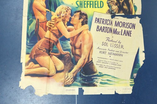 Tarzan and the Huntress (1947) Authentic Movie Poster -40x79 B16-42-7 - Picture 4 of 6