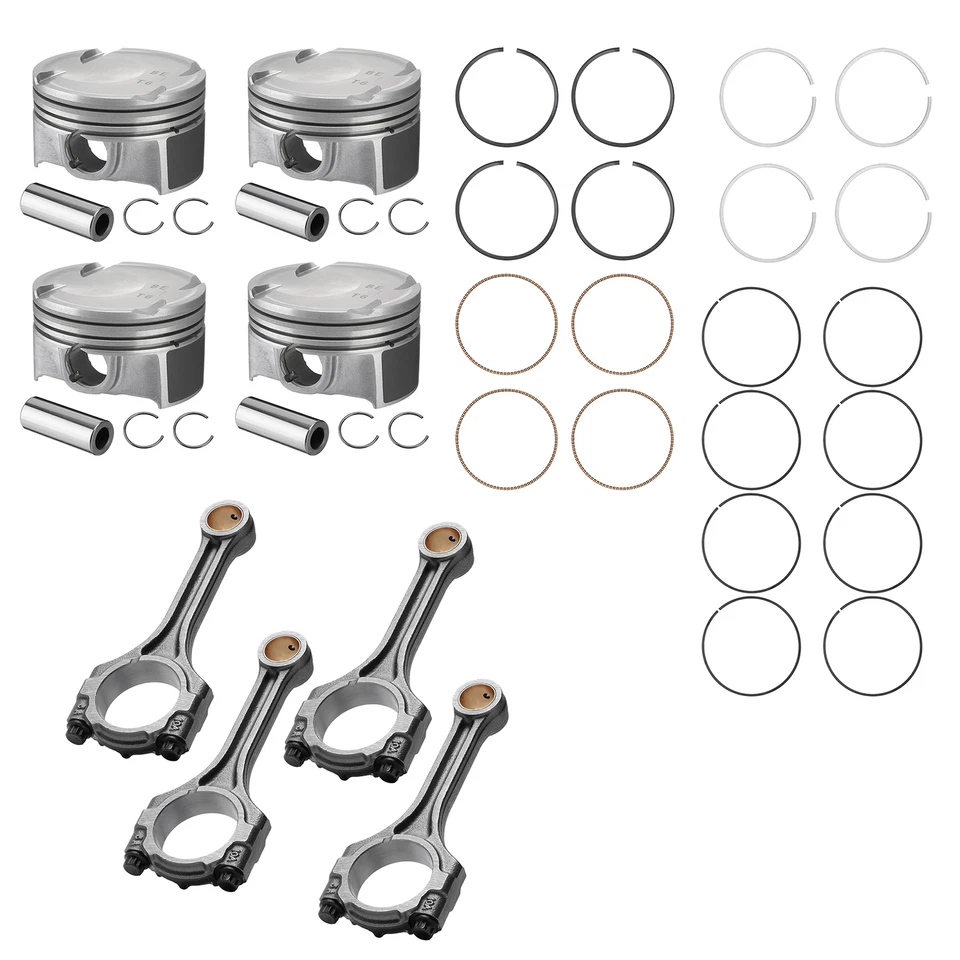 Conjunto de haste de conexão de motor + pistão e anel para 1.6T Turbo Kia Forte5 Soul Elantra - Imagem 2 de 4