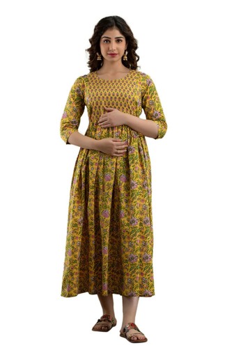 Pregnancy Maxi Dress Women Maternity Anarkali Kurti tunic Gown eBay Free Ship - Picture 1 of 7