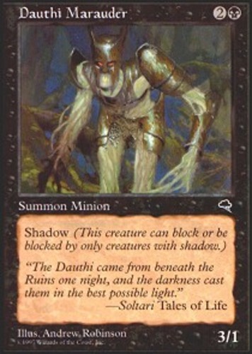 Dauthi Marauder quasi nuovo, MTG Tempest inglese - Foto 1 di 1