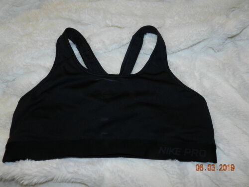Nike Compression Dri-FIT Medium-Impact Sports Bra Black Large L