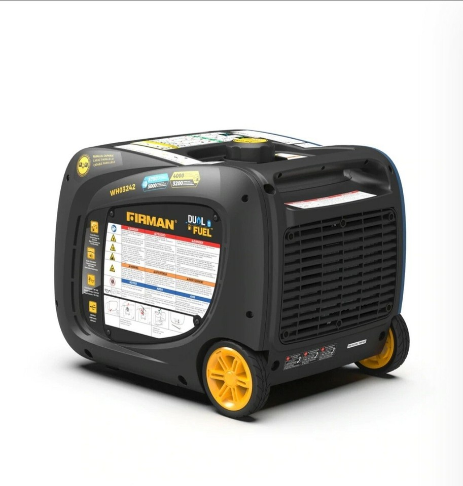 Firman 3200w Running / 4000w Peak Dual Fuel Inverter Generator Firman 3200W Running / 4000W Peak Dual Fuel Inverter Generator | eBay