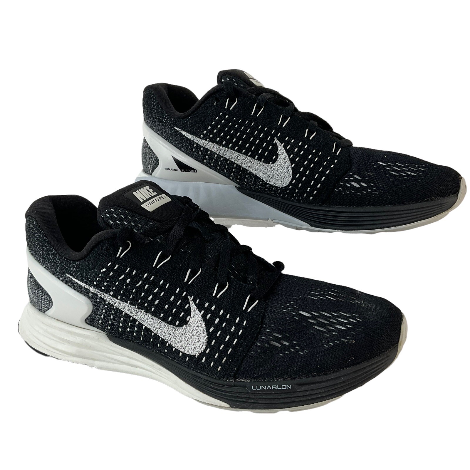 Ontslag Uitgraving Keer terug Nike Shoes Mens Size 7 Black White Lunarglide 7 Running Sneakers 747355-001  888409351806 | eBay