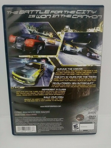Need for Speed: Carbon (Sony PlayStation 2, 2006) PS2 Complete - Picture 3 of 3