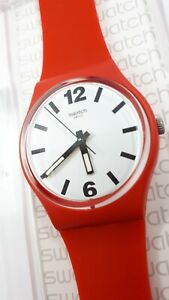 Swatch Gent Watch Red White Man Woman Red Pass Collection New Neu Ebay