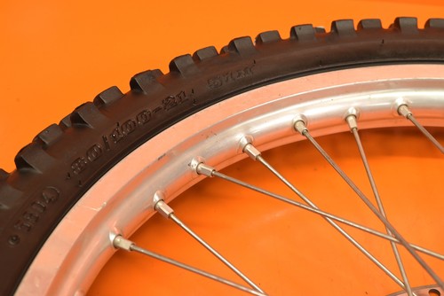 96-04 SUZUKI RM125 RM250 RM 250 125 OEM 21" FRONT WHEEL RIM HUB SPOKES GOOD - Picture 6 of 11