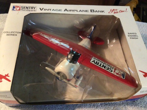 LOCKHEED VEGA 5B AIRPLANE BANK  1st Ed. 1992 Sentry Hardware Diecast 1:48 GM-46 - Picture 1 of 2