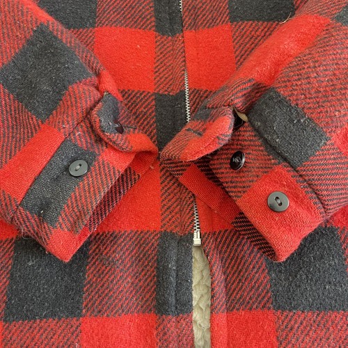 70s CAL CRAFT BUFALO PLAID SHERPA LINED JACKETS Size Small and Large made in USA - Picture 23 of 24