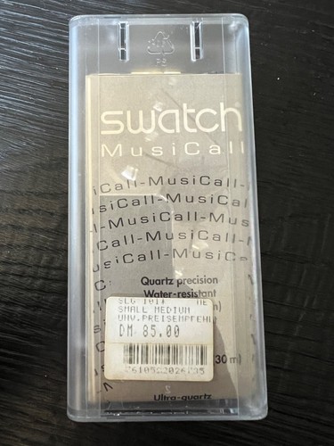SWATCH Philip Glass Melody Edition 1993 SLG 101 Armband Uhr Grün Gold Armband - Bild 4 von 6