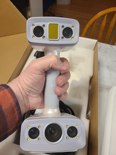 EinScan HYBRID H handheld color 3D scanner, Excellent Condition, in Box - Picture 4 of 13