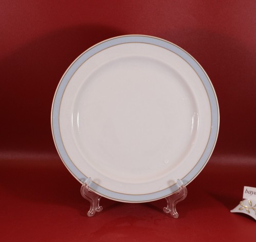 PMR Jaeger Bavaria 6 St. Kuchenteller Frühstücksteller 19,5 cm blau / Goldrand - Bild 3 von 6