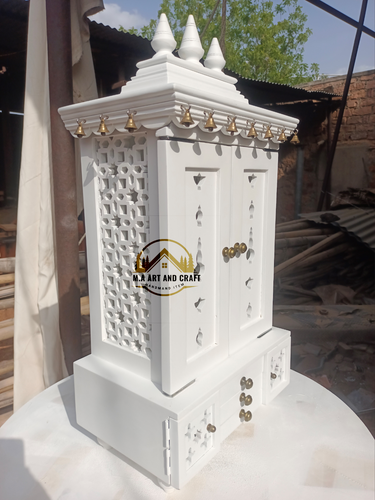 Tempio per casa tempio con cassetti e persiane e ripiani galleggianti - Foto 3 di 7