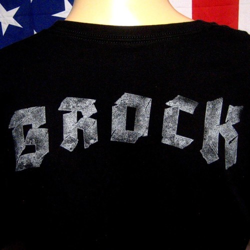 BROCK LESNAR tee XL pro wrestling T shirt Deathclutch skull logo MMA martial art - Picture 4 of 5