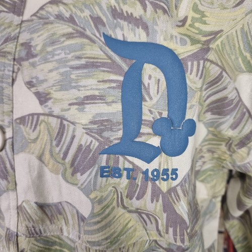 Disney Parks Spirit Jersey Tropical Button Down Shirt Disney World Mens S (C27) - Picture 4 of 11