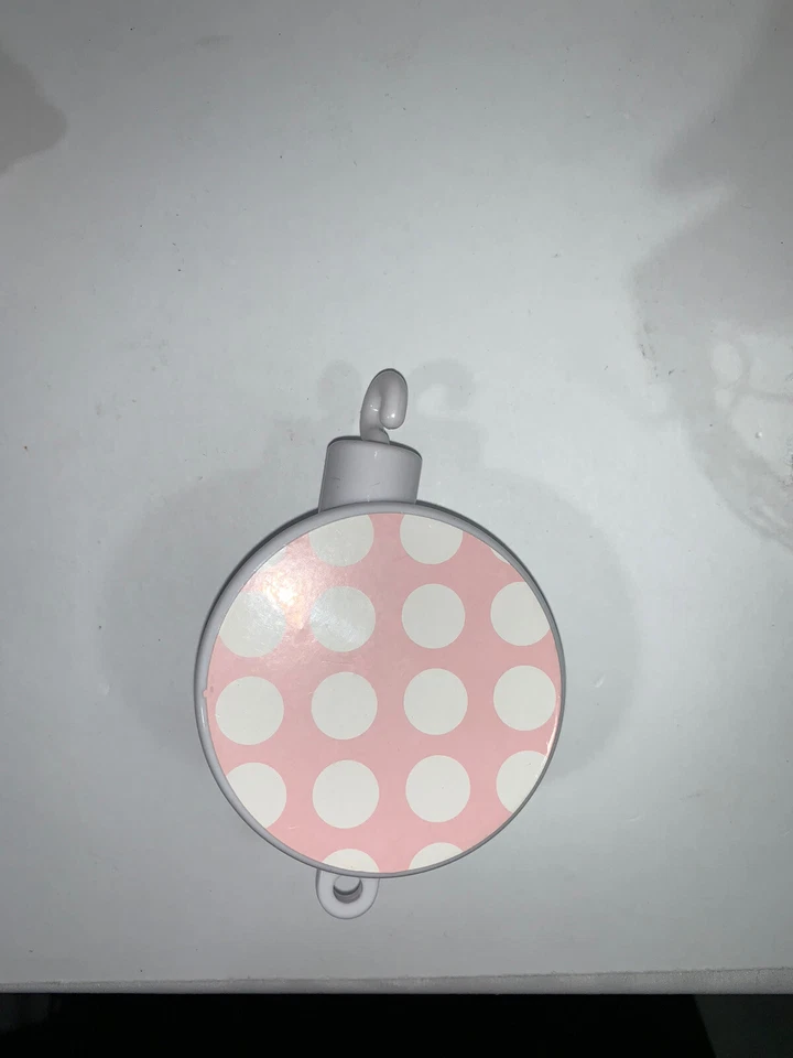 Reproductor de música móvil My Baby Sam Olivia Rose con pájaros giratorios rosas y grises Foto 4 de 4