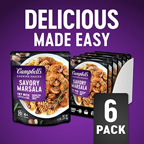 Campbell's Kochsaucen Savory Marsala 11 Unzen Beutel - Bild 2 von 7