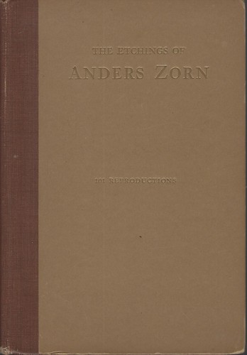 1923 The Etchings of Anders Zorn by E Lang hc ~ Swedish artist ART bathing nudes - Picture 1 of 3