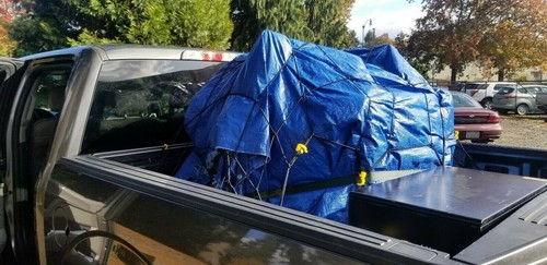 Cargo Net Bed Tie Down Hooks for TOYOTA TACOMA Mid Size Long Bed 60" x 98" New - Picture 20 of 24