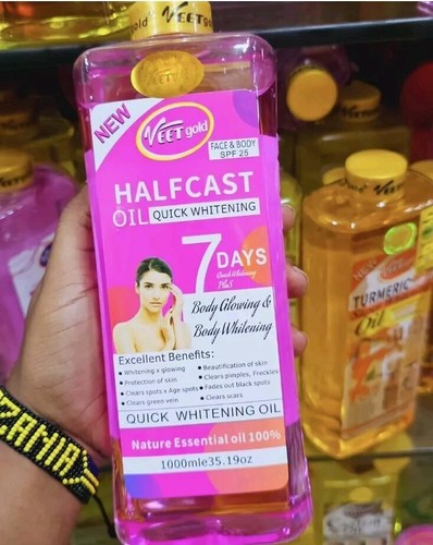 💯 Original Veet Gold Half - Cst Corrector Face & Body Oil SPF 25. 1000ml X1 - Picture 2 of 2
