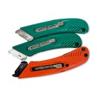 S4, S5 Safety Cutter, Retractable Utility Knife With an Ergonomical Design 3 Pcs