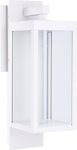 Inowel Dusk to Dawn Outdoor Wall Light White LED Exterior Light Fixture 15 In - Picture 8 of 14