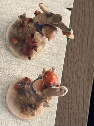 2 FIGURINE VINTAGE TMK2 FULL BEE GOEBEL HUMMEL "CULPRIST" 7" OGGETTO DA COLLEZIONE #56 A/B - Foto 9 di 15
