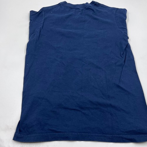 Levi Strauss Boys Short Sleeve Tshirt Size M Blue Logo Casual Graphic Crewneck - Picture 4 of 9