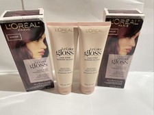 (2) L'Oreal Paris Le Color Gloss AUBURN One Step Toning Gloss