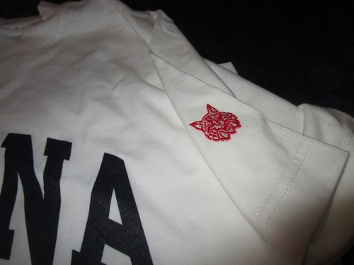 NOS ARIZONA WILDCATS T SHIRT -WHITE MENS MEDIUM - Picture 2 of 2