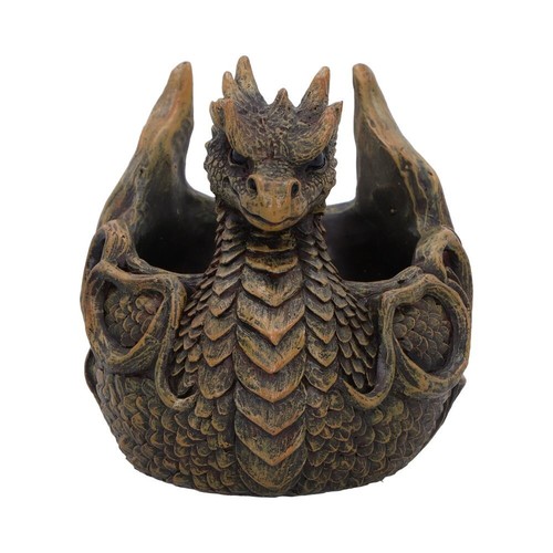 Wyvern Clutch Key Holder Trinket Bowl Jewellery Storage Nemesis Now Dragon - Picture 5 of 8