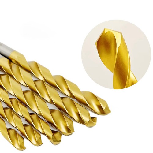 HSS Twist Drill Bits Titanium Coated 1mm - 10mm for Metal Stainless Steels Woods - Picture 3 of 17