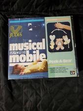 Judi  s Vintage Musical Mobile Peek A Bear