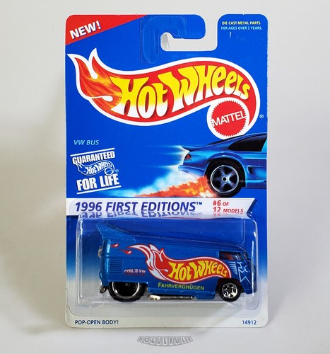 🚦Hot Wheels 1996 First Editions VW Drag Bus - Minty - Picture 2 of 12