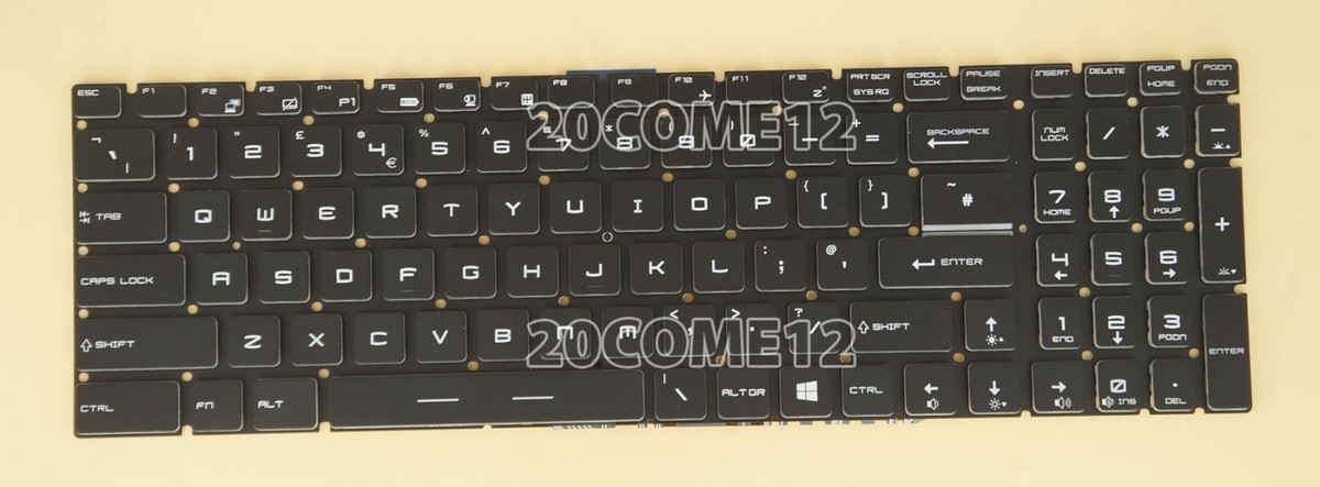 Amazon.com: New Keyboard Replacement for MSI MS-1781 MS-16J1