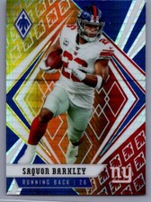 2020 Panini Phoenix #80 Saquon Barkley Fire Burst