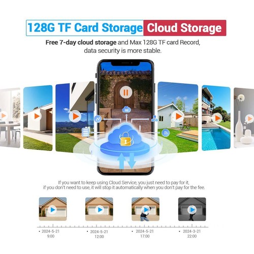 Elektronische Peephole Wifi Türklingel 4,3" Bildschirm 120° Weitwinkel App Steuerkamera - Bild 10 von 12