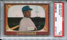 1955  Bowman  Baseball  # 242   Ernie Banks   (NM)   "High End"   PSA 7